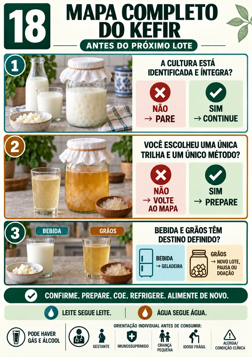 Prancha 18: decisão antes do próximo lote